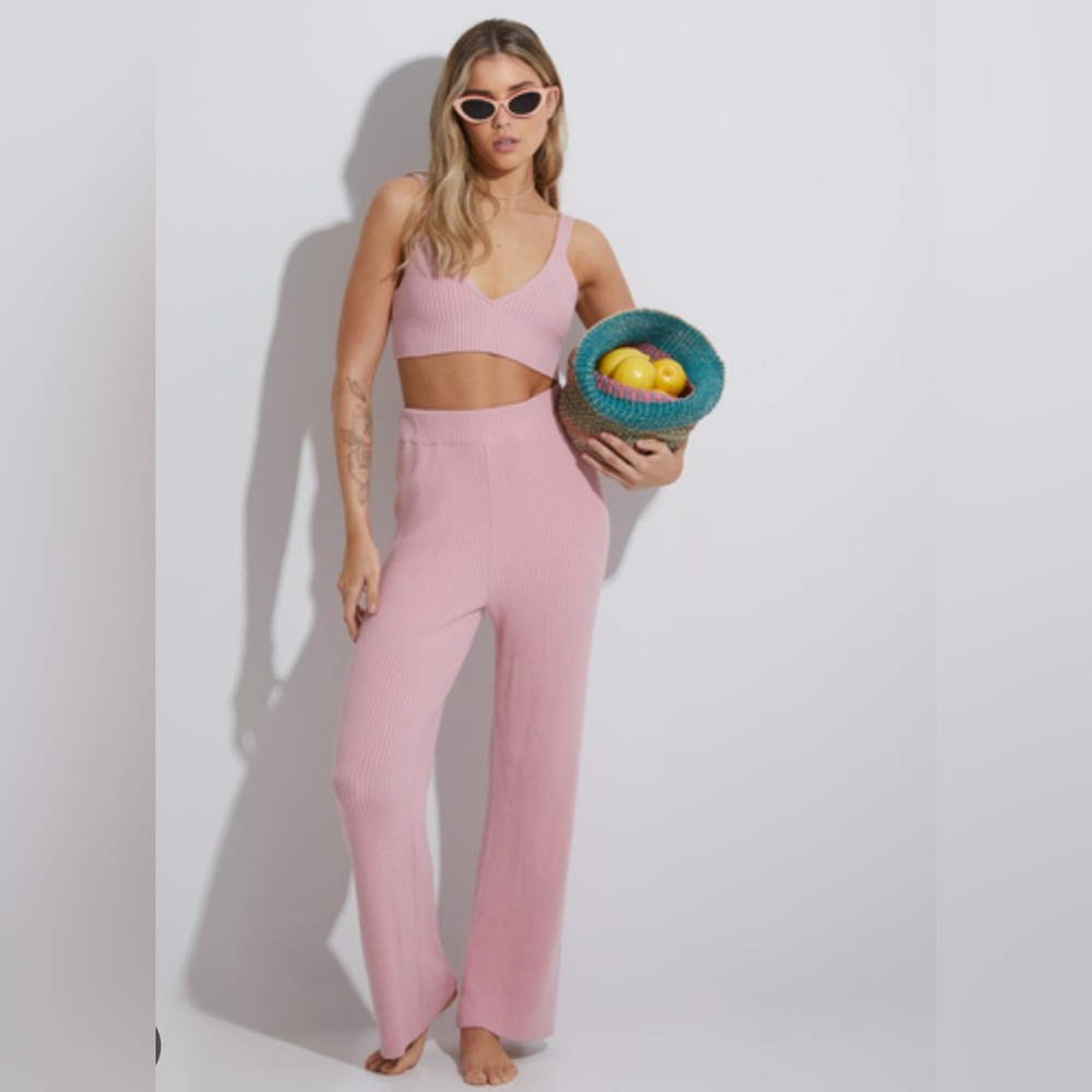 Billabong Knit SET Sandstorm Pant and Matching Sandstorm Knit Crop Top SET